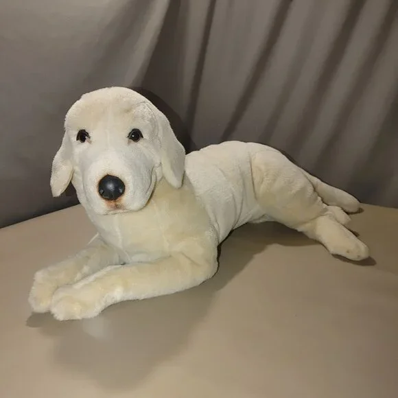 Mary Meyer Bravo Cream Labrador Retriever Plush Dog 1996 Stuffed Animal 24 Inch - Picture 10 of 10